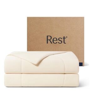 Rest Evercool Full Queen Snow Ivory Cooling Comforter for Hot Sleepers